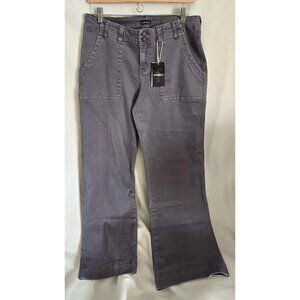 NWT New Flamingals Womens XL Stretch Cotton Curvy Gray Jeans
